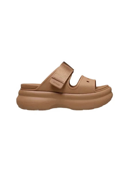 Pantofi Crocs cu bretele maro
