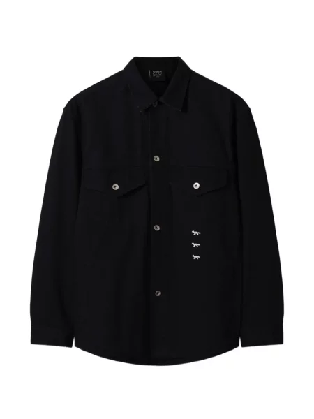 Яке тип риза Maison Kitsuné черно