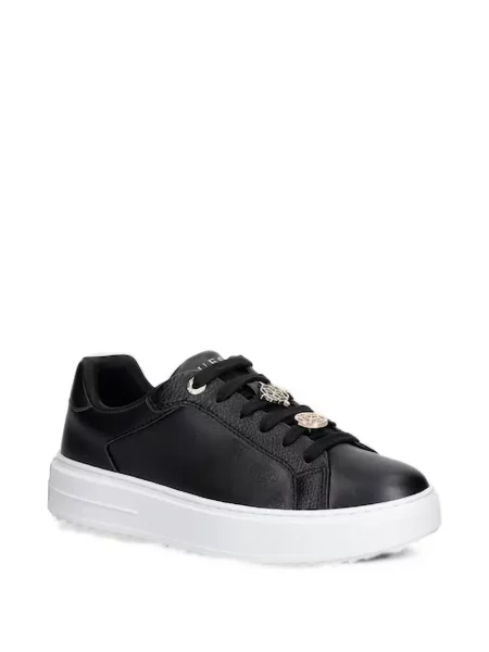 Sneakerși Guess cu autograf negru