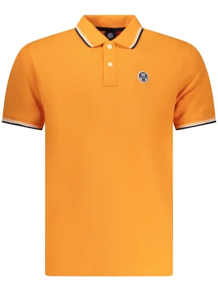 Polo North Sails cu dungi portocaliu