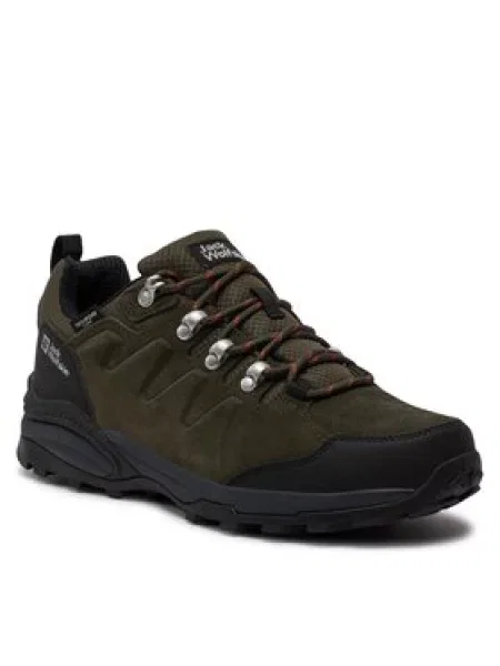 Polobotky Jack Wolfskin hnědé