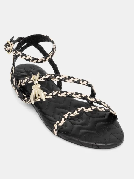 Patrizia Pepe sandale de piele negru