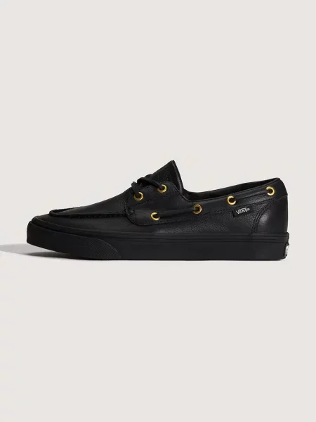 Vans Boat Shoe teniși din piele negru