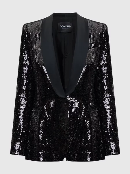 Жакет в паєтки Dondup чорний