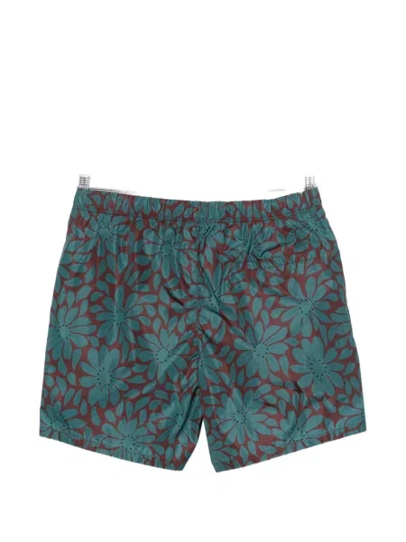 Slip de baie Prada cu model floral maro
