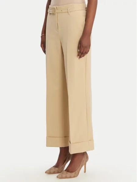 Guess Штани з тканини коричневий