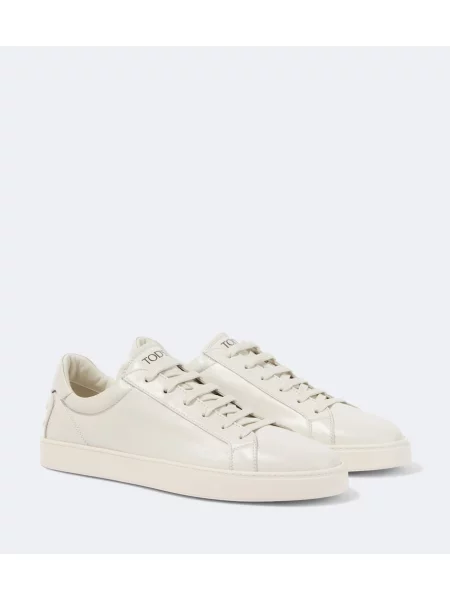 Sneakerși Tod's din piele alb