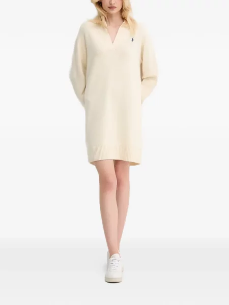 Odgovarati majica Polo Ralph Lauren s čipkom s izlizanim efektom zelena