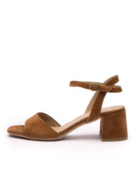 RYŁKO Sandale cu baretă pueblo maro