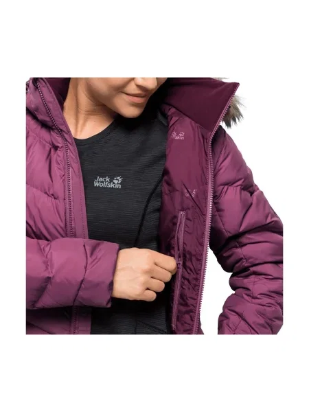 Geacă Jack Wolfskin violet