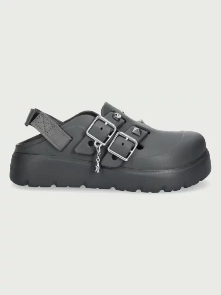 Crocs șlapi cu platformă pentru femei Loaferette Star Studded Clog gri