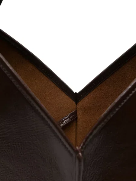 Geanta de piele Hereu din piele maro