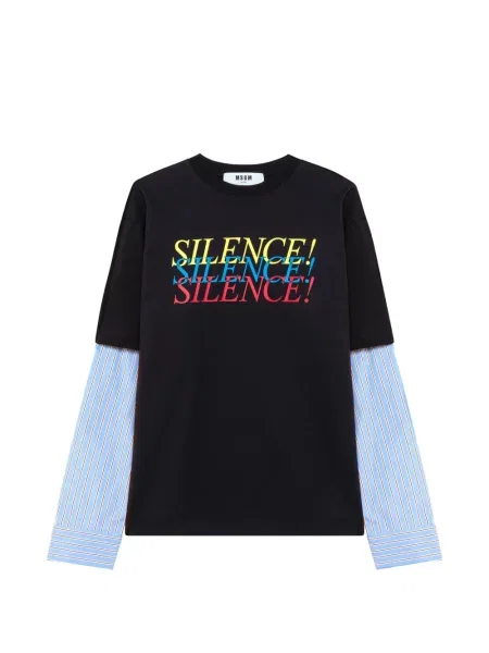Tricou Msgm cu imagine negru