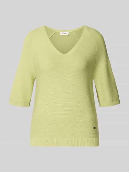 Sweter z dzianiny o kroju regular fit z mieszanki bawełny S.oliver Red Label