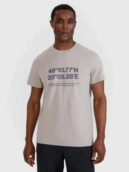 4F t-shirt koszulka XL szary