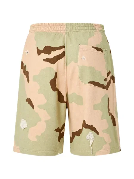 Pantaloni scurți Bott cu broderie cu model camuflaj