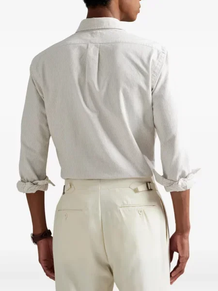 Μικρός κασκέτο Polo Ralph Lauren με χαμηλή μέση υφαίνω διαγωνίως πράσινο