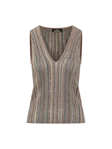 Sweter Missoni z dekoltem w serek