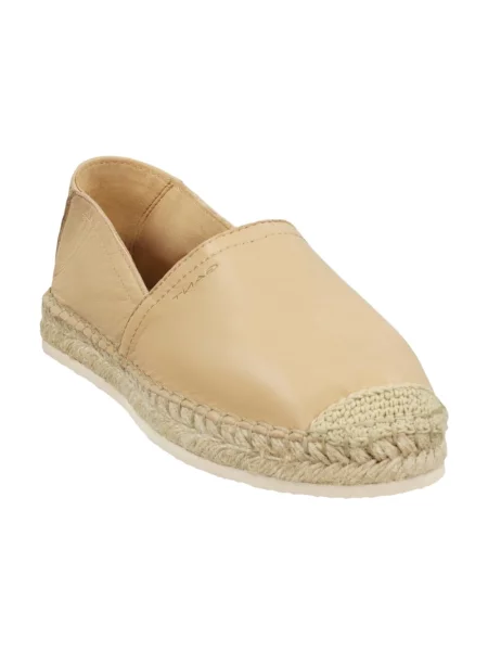 Espadryle Gant skórzane beżowe