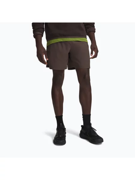 Pantaloni scurți de antrenament pentru bărbați Under Armour Vanish Woven Shorts peppercorn/white alb