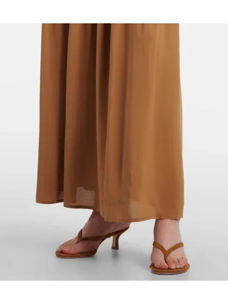 Rochie maxi Faithfull de in de costum maro
