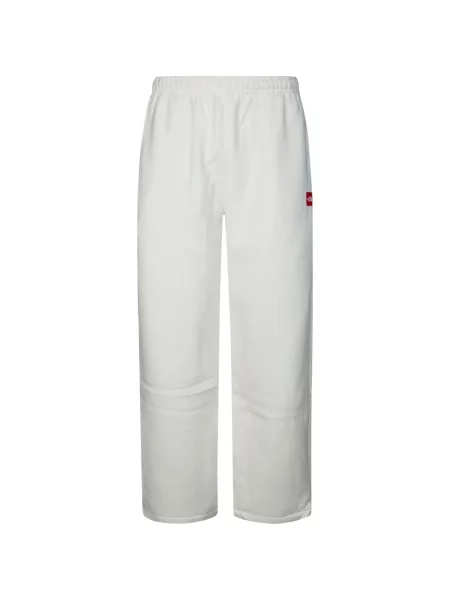 Pantaloni The North Face alergare cu autograf alb