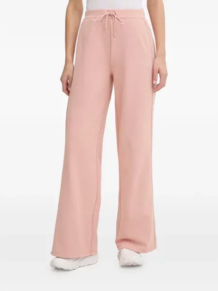 Pantaloni Guess cu legături alergare roz