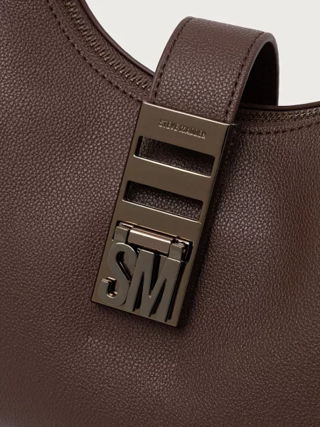 Кожаная сумка хобо Steve Madden