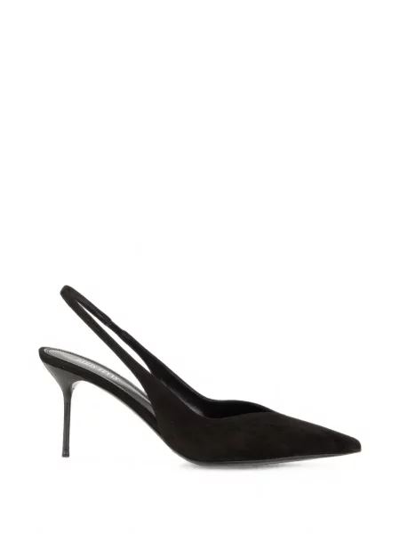 Pantofi cu toc Paris Texas slingback negru
