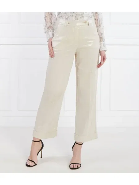 RIANI Pantaloni Hose | Relaxed fit | cu adaos de in bej