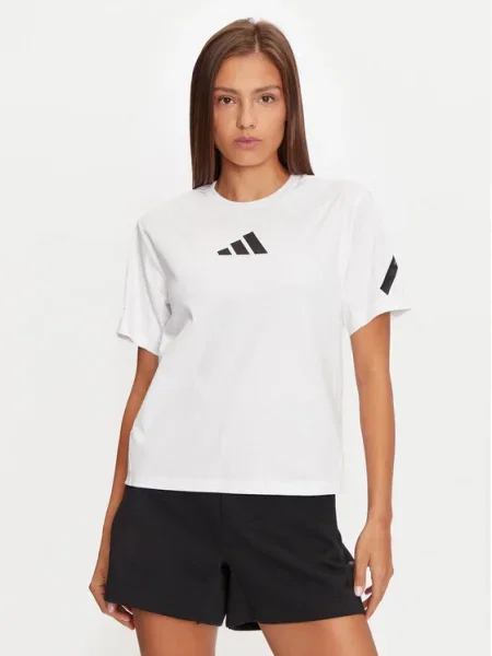 ADIDAS SPORTSWEAR Tricou funcțional Z.N.E. negru alb