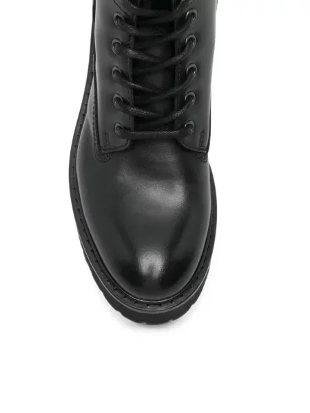 Боти до глезена Woolrich с връзки на платформе с дантела черно