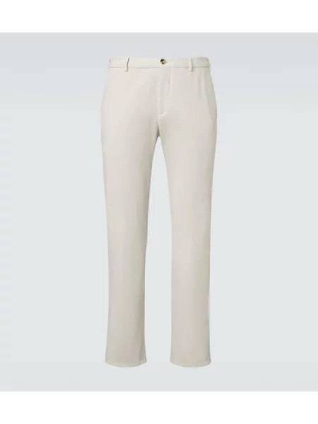 Pantaloni chino Agnona alb