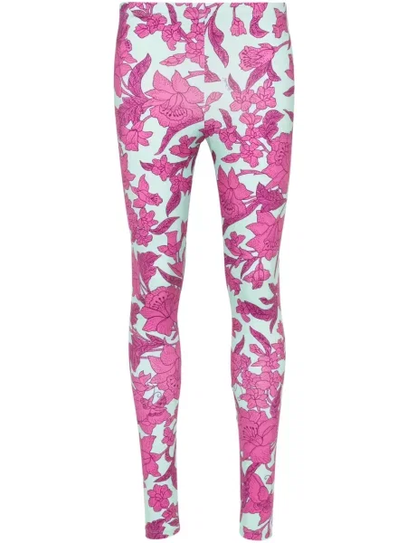Leggings La Doublej cu model floral cu imagine violet