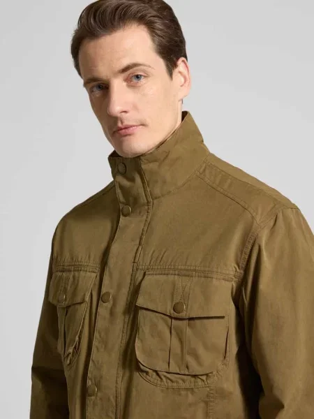 Kurtka o kroju regular fit z mieszanki bawełny model ‘SANDERLING’ Barbour