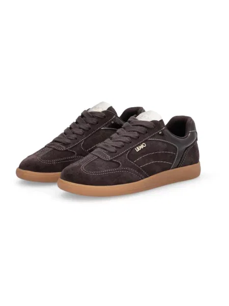 Sneakersy Liu Jo zamszowe brązowe