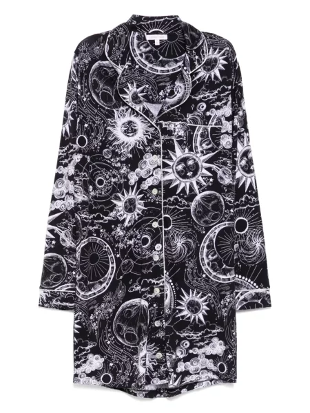 Дълго риза Johnny Was с дълъг ръкав черно