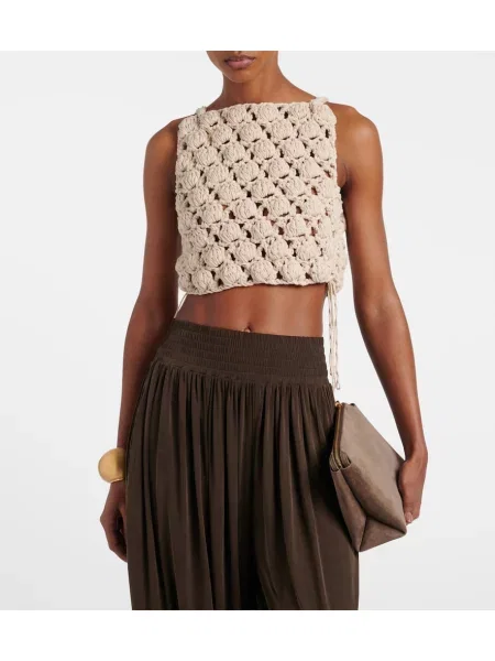 Decupat top Balmain bej