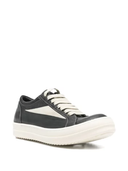 Kožený retro top Rick Owens černý