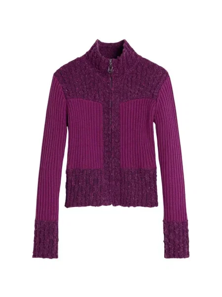 Pulover Desigual alb