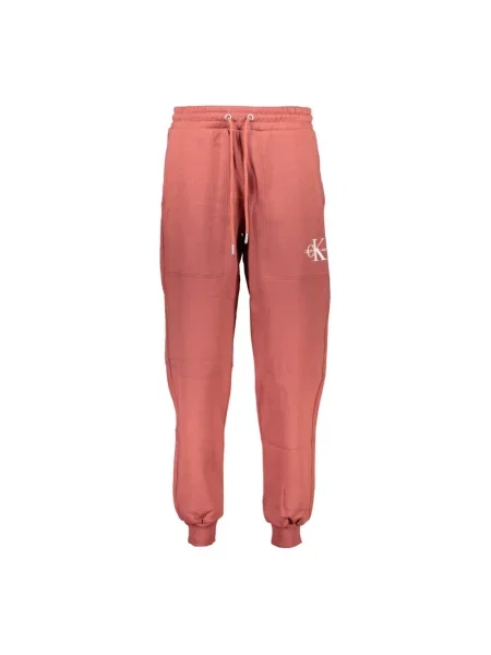 Spodnie Calvin Klein czerwone