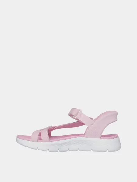 Дитячі Сандалії Skechers GO WALK FLEX SANDAL текстиль рожевий