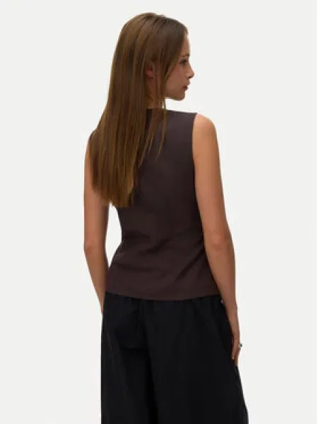 Vero Moda Prsluk Selma smeđa