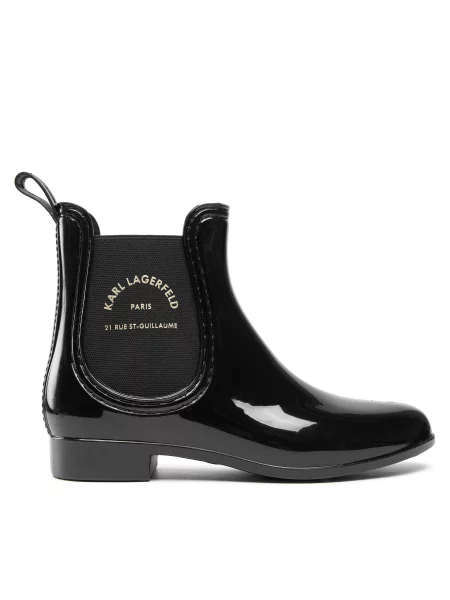 Holínky KARL LAGERFELD černá