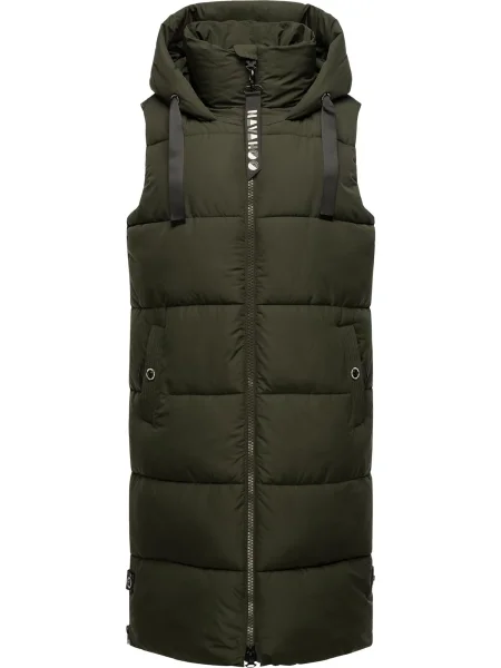 NAVAHOO Vestă Schnuffelchen kaki alb