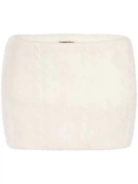 Fustă Jacquemus alb