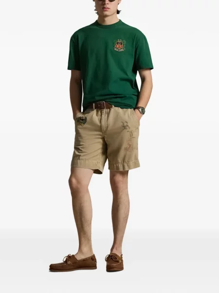 Μικρός κάλτσες Polo Ralph Lauren με κέντημα από ζέρσεϋ μπλε