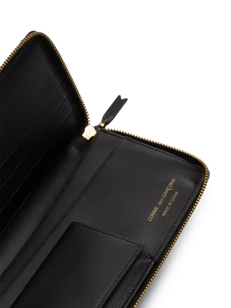 Peněženka Comme Des Garçons Wallet s potiskem černá