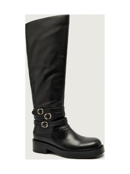 Marc Cain De piele cizme de echitație negru