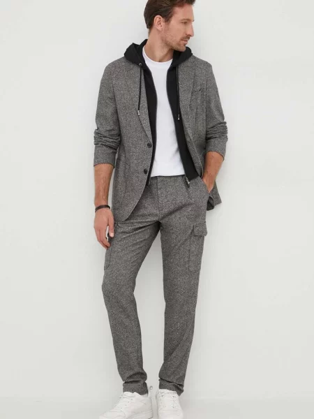 BOSS basic tričko Thompson 04 bílé